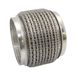 Aeroflow Stainless Steel Flex Joint w/ Mesh 4in I.D 4in Long