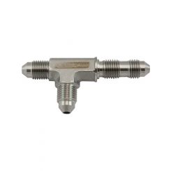 Aeroflow Stainless Bulkhead Tee On the Run -3AN Bulkhead