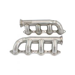 Aeroflow Twin Turbo Stainless Turbo Manifolds Forward Fits GM LS