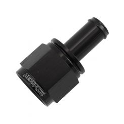 Aeroflow Straight Hose Barb 1/2in to -10AN Female Black Finish