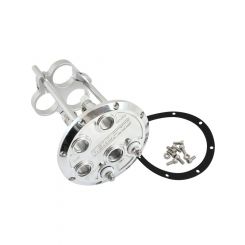 Aeroflow Billet Low Profile Triple 40mm Fuel Pump Hanger Polished