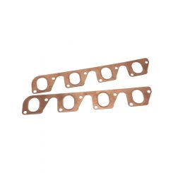 Aeroflow 2V Copper Embossed Exhaust Gaskets For Ford Cleveland 351