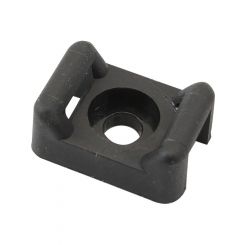 Aeroflow Cable Tie Screw Mount 21.3x15.3mm 25 Pack Nylon 66 Black
