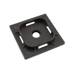 Aeroflow Cable Tie Self Adhesive Mount 40x40mm 100 Pack Black