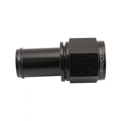 Aeroflow Straight Hose Barb 5/8in to -8AN Female Black Finish