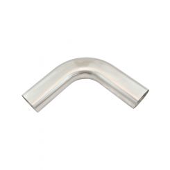 Aeroflow Stainless 3in Oval Tube 90Deg Angle 2-1/4in H x 3-1/2in W