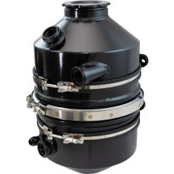 Aeroflow Dry Sump Tank 11.3L 3 Gallon Black 16in 406mm Height