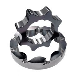 Boundary Billet Oil Pump Gear Vane Ported MartenWear Heat