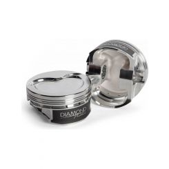Diamond Pistons LS2 Dish Top Forged Pistons w/ Rings 4.000in Bore