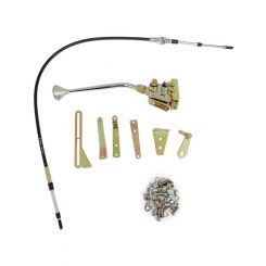 Lokar Cable Operated 12in Shifter with Mushroom Knob Fits GM TH400