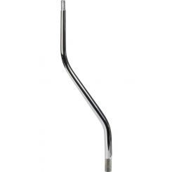 Lokar Double Bend 16in Shifter Chrome Stick Only