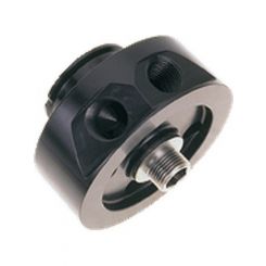 Peterson Fluid Systems Billet Aluminium Oil Input Adapter Fits SBC
