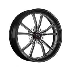 RC Torx 17in x 4.5in Front Wheel Black 5 x 4.50in Bolt Circle