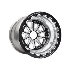 RC Hammer 15inx8.5in Wheel Black Eclipse Centre Single Beadlock