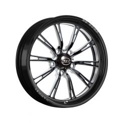 RC Hammer-S 17inx6in Front Wheel Black Eclipse 5x4.50in 3.75in BS