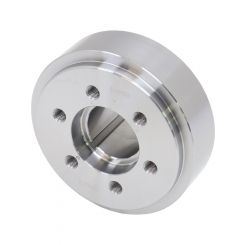 Romac Steel Blower Crank Hub Fits BB Chev 6-Bolt Dual Keyway External