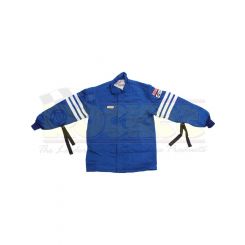Simpson 2 Layer Driving Jacket Medium Blue Gabardine Nomex SFI-5