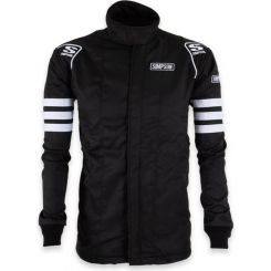 Simpson 2 Layer Driving Jacket w/ Arm Restraints Medium Black SFI-5