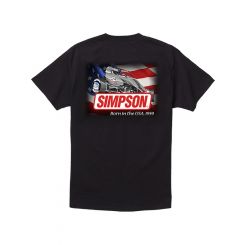Simpson 2015 American Flyer Tee Black Small