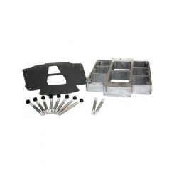 The Blower Shop Blower Spacer 2in Tall Suit 6-71 To 14-71 Polished
