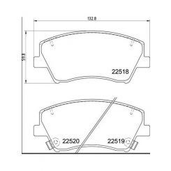Brembo Ceramic Brake Pads