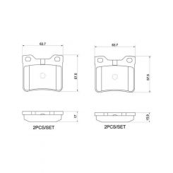 Brembo Ceramic Brake Pads