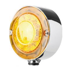 Roadvision Front Indicator/Park Lamp Round Amber Fender Mount 10-30V