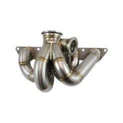 Aeroflow V-Band Low Mount Turbo Stainless Manifold Fits Evo 4G63