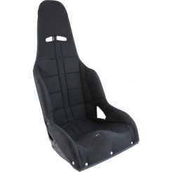 Aeroflow Black Tweed Seat Cover For Pro Street Drag 15" Race Seat