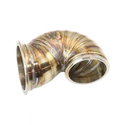 Aeroflow Turbo Exhaust 3-1/2" Dump Pipe Fits Mitsubishi Evo 4-9