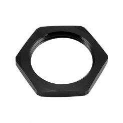 Aeroflow Replacement -4AN Half Nut for all Bulkheads Black