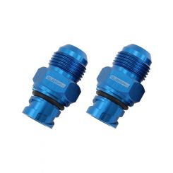 Aeroflow Cover Breather Adapter Blue Male -10AN Ford Coyote
