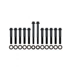 Aeroflow Ford 351 Cleveland Intake Bolts Black 12Pt Head Pack of 12