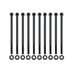 Aeroflow GM LS Intake Bolts - Black Finish 12 Point Head, Pack of 10