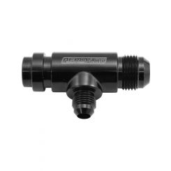 Aeroflow Water Pump Tee Press in Adapter 1 x -10AN & 1 x -6AN
