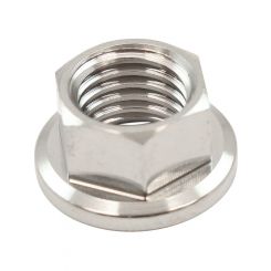 Aeroflow 3/8" Titanium Hex Nut Natural Finish Single