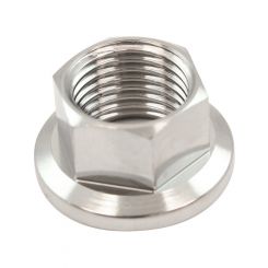Aeroflow 1/2" Titanium Hex Nut Natural Finish Single