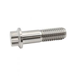 Aeroflow 1/2-13" UHL 1-3/4" Titanium Bolt 12 Point Head Natural
