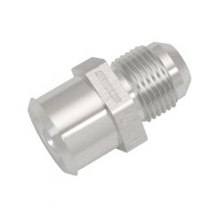 Aeroflow Push In Valve Cover Breather Adapter -10AN Silver