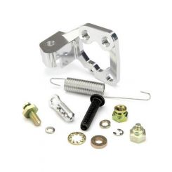 Lokar Holley Sniper Throttle & Kickdown Cable Bracket Polished