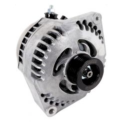 Mechman 320 Amp Racing Alternator Natural 6-Groove Pulley For GM 63-85