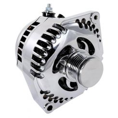 Mechman 320 Amp Racing Alternator Polish 6-Groove Pulley For GM 63-85