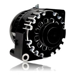 Mechman 170 Amp Racing Alternator Black Fits Ford 1965-85