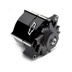 Proform 100 amp 1-Wire GM Alternator Liquid Black Fits SBC BBC