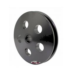 Tuff Stuff Single V-Groove Power Steering Pully Black 17mm Press-On
