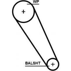 Gates PowerGrip Timing Belt