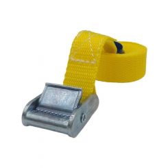 Phoenix Cam Strap Tie Down 1.5 Metres x 25mm Load Rating 400Kg Yellow