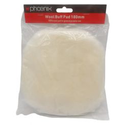 Phoenix Wool Buff Pad 180mm General Purpose 100% Wool Pad