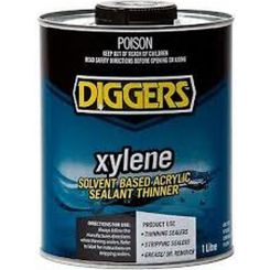 Diggers Xylene Solvent Based Acrylic Sealant Thinner 1L