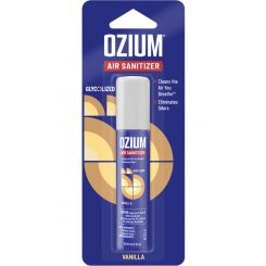 Ozium Air Sanitizer Freshener Vanilla Scent 0.8oz 22.6g